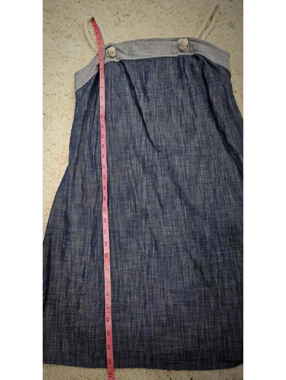 Anthropologie Amadi Denim Dress, Sz S MSRP$148 - Picture 4 of 7